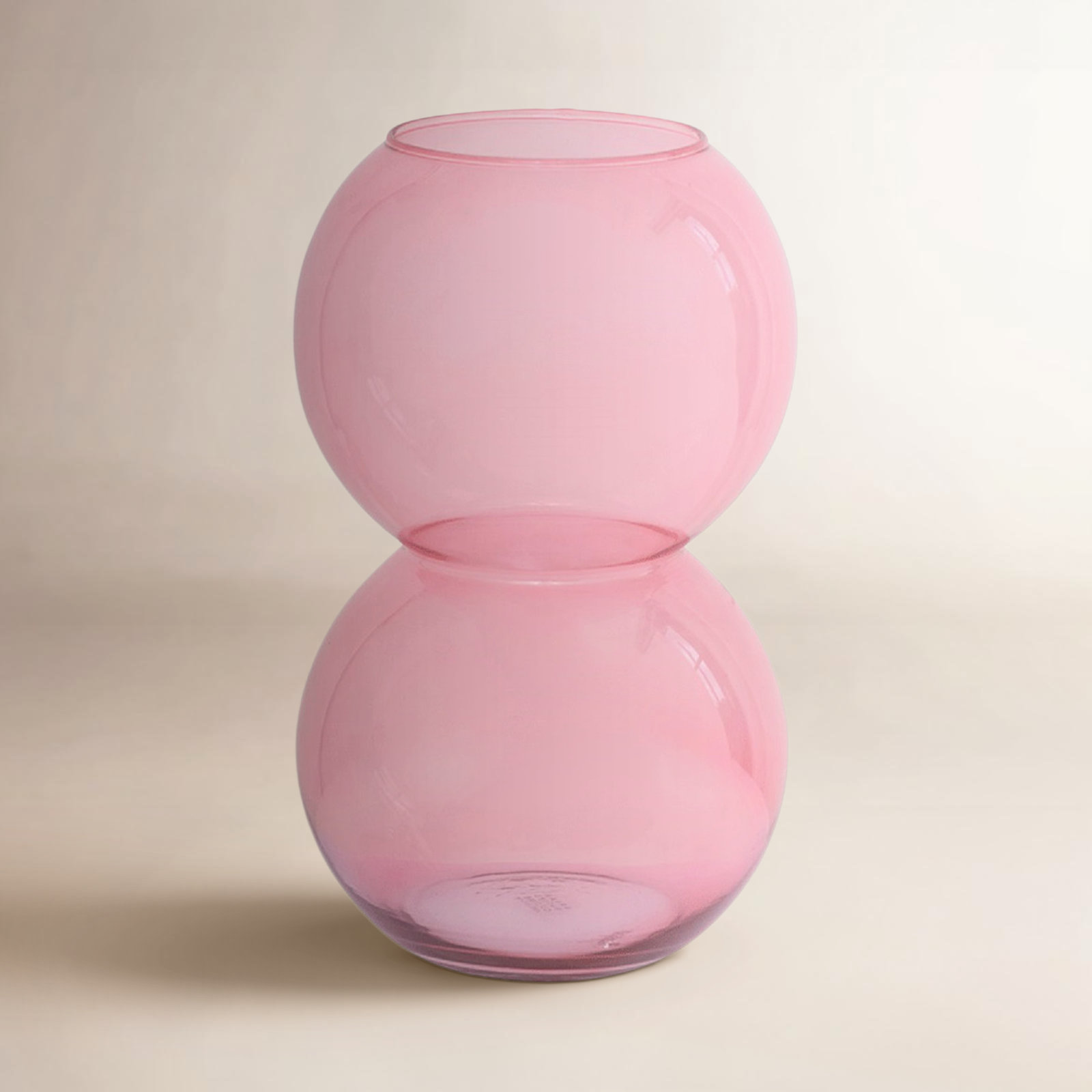 Geri 10.65'' Glass Table Vase, Pink