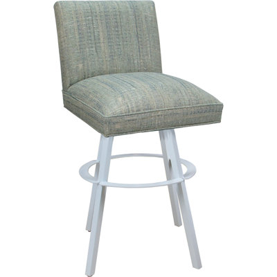 Tabouret de bar pivotant en métal avec structure en métal