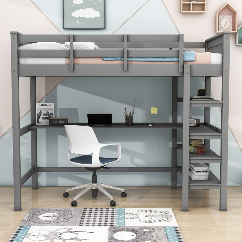 Sweni Kids Bed, Grey