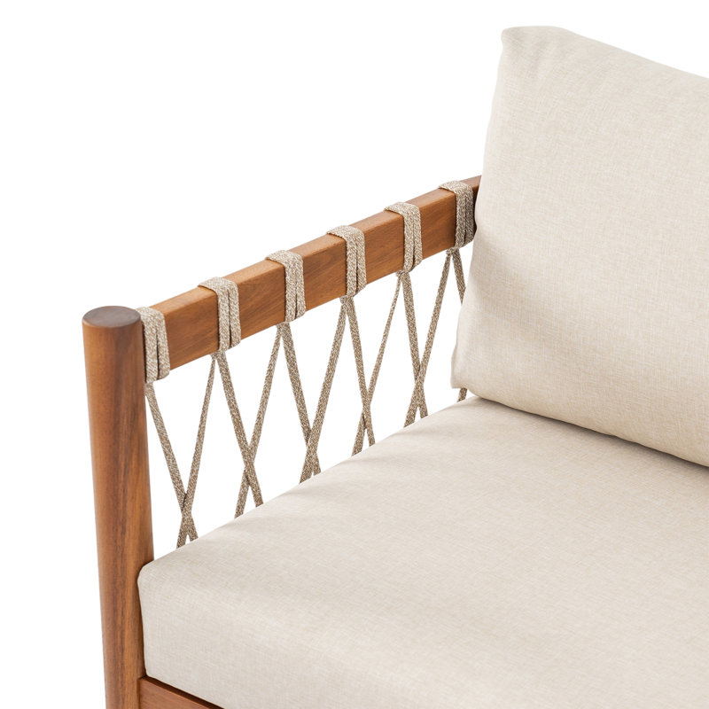 Chaises longues d'extérieur avec coussins Caldera