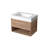 Chloe 30'' Wall Mount Bathroom Vanity Set Solid Surface Bathroom Vanity With Engineered Marble Top