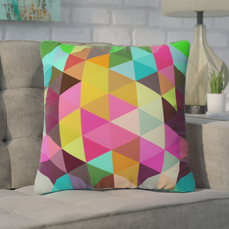 Three of the Possessed Modele Indoor/Outdoor Throw Pillow, 18" x 18"