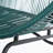 CONDESSA OUTDOOR PATIO WICKER LOVE SEAT, GREEN PE RATTAN & IRON FRAME, SET OF 1-129756865