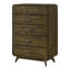Ensemble de chambre à coucher 4 pièces en bois massif Marlowe