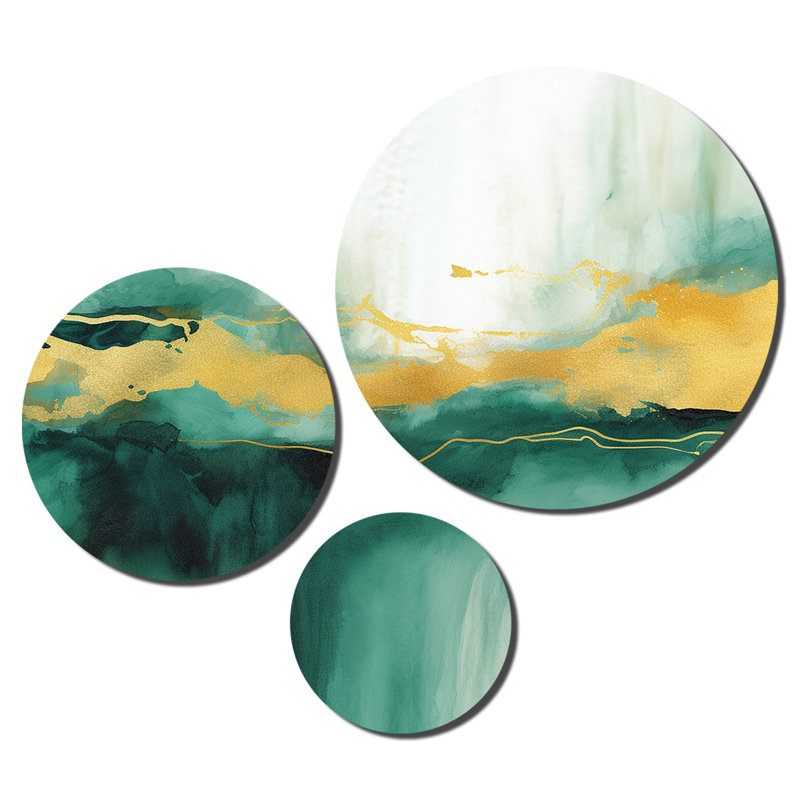 Abstract Wall Decor on Metal