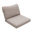 Ensemble de coussins de patio à assise profonde Tommy Bahama, Sunbrella résistant à la décoloration et à l'eau pour canapés de patio, canapés modulaires et chaises longues, l 24 po x P 26 po, 4 po d'épaisseur, réversible, sable Bamboo Bay-131480117-131480126