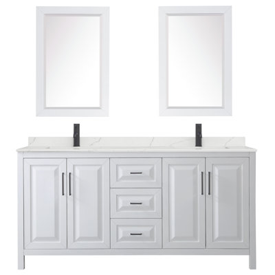 Daria 72 in. with Mirror Vanity