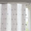Rideau de douche tendance avec pompons texturés, décor de salle de bain moderne, écran d'intimité pour salle de bain lavable à la machine, 72 po x 72 po, noir / blanc