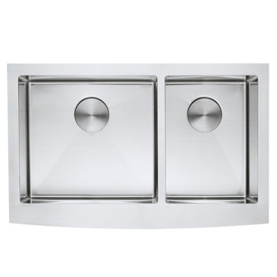 20'' L Double Bowl Stainless Steel Kitchen Sink