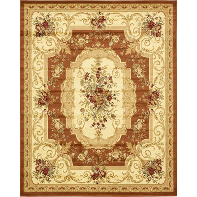 Tapis à motif oriental brique Royale