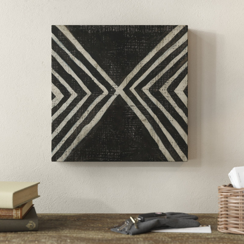 Art mural sur toile tendue - «Stone I» de Chariklia Zarris pour décoration de salon, de chambre à coucher ou de bureau - 14 x 14