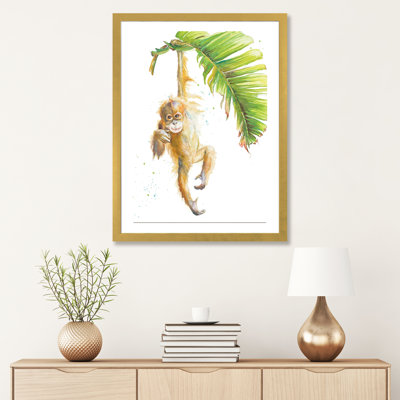 «Monkeys in the Jungle I» par Patricia Pinto - reproduction d'art