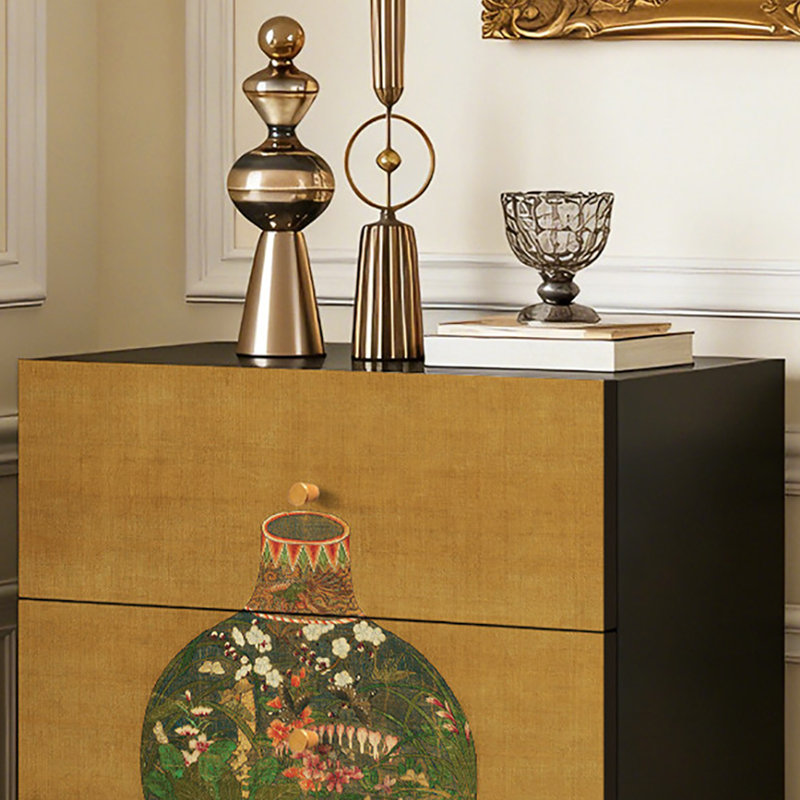 Solid Wood 4 - Drawer Accent Chest