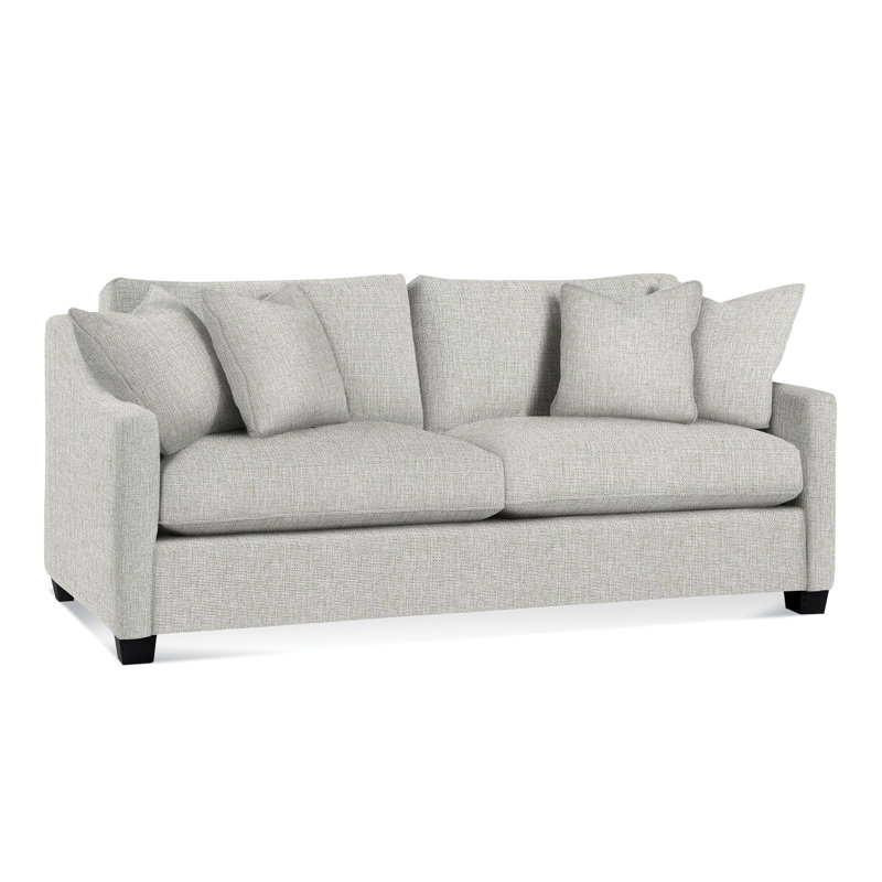 Oliver Sofa, Blue Buffalo Check; 0120-61, Black 