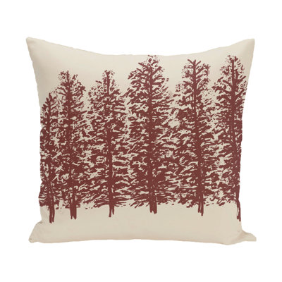  Through the Woods Flower Square Pillow Cover & Insert