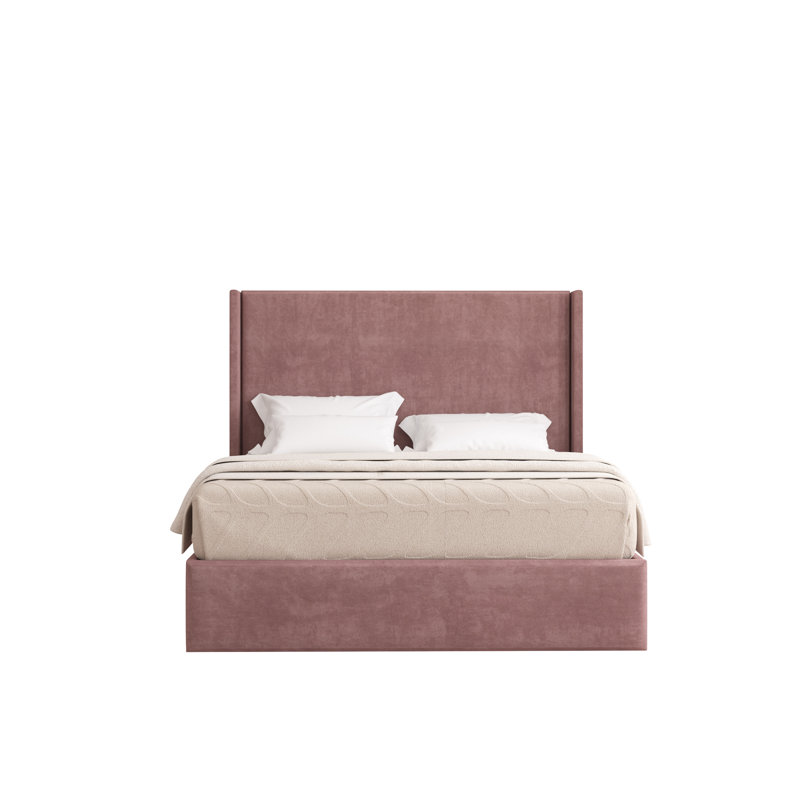 Boiko Upholstered Ottoman Storage Bed, Lilac, Single (3')