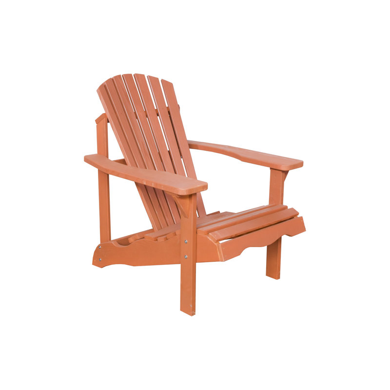 Laverty Outdoor Adirondack Chair, Terracotta