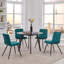 Chaise d'appoint rembourrée en velours Girton-885654611