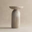 Table d'appoint moderne en fibre de verre