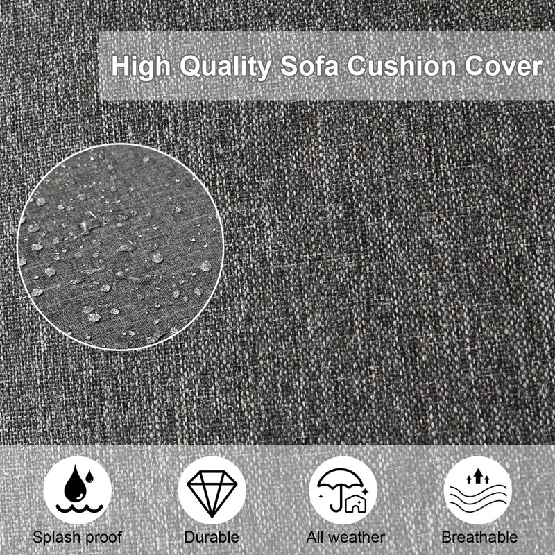 Red Barrel Studio® - Coussin, Gris