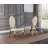 Amity Upholstered King Louis Back Side Chair with Stainless Steel Frame-1641067862-1641067883