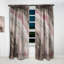 Onyx gris avec inclusions de rose - Rideau simple occultant moderne Mid-Century abstrait-1258858228