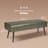 PU Leather Bedroom Bench with Metal Legs Shoe Bench for Entryway -1153653081