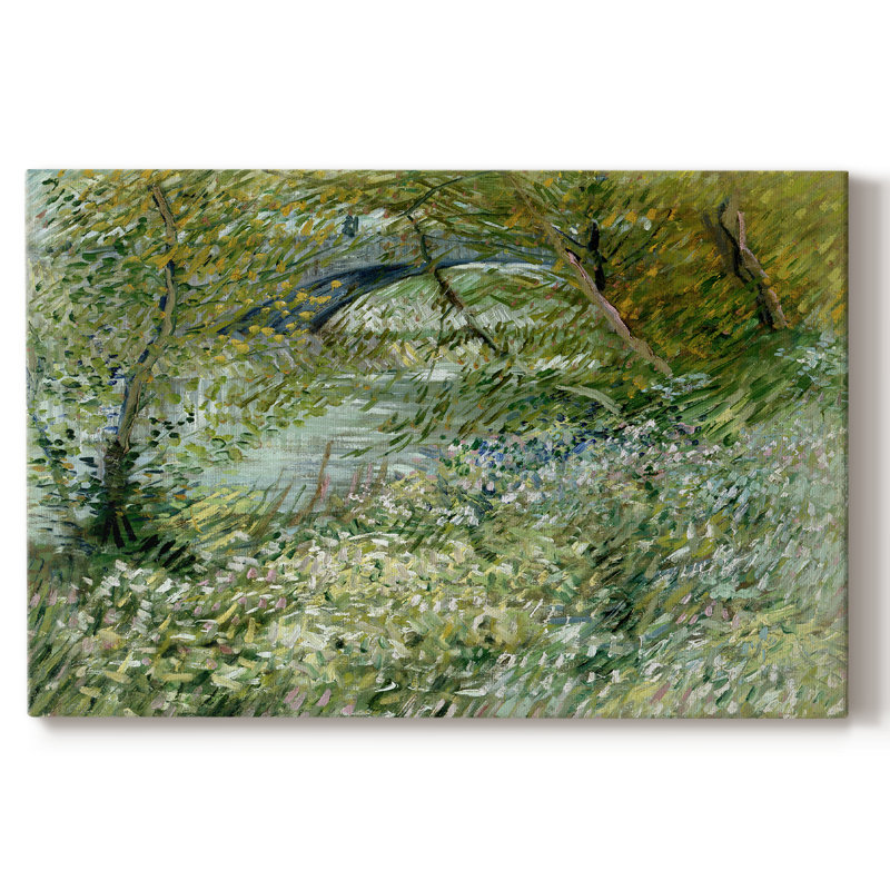 Paysage rétro-Lxxvi, H 41 po x l 61 po x P 1,5 po, Toile tendue