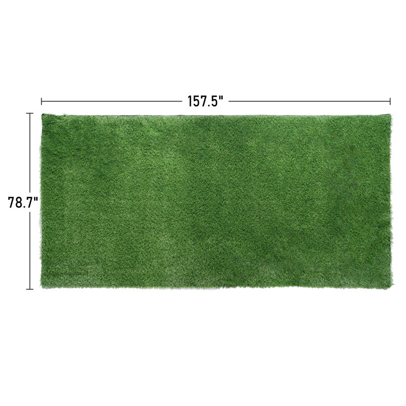 Tapis et rouleaux de gazon artificiel, H 1,2 po x l 157,5 po x P 78,7 po