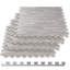 Carreaux de sol en mousse à grain de bois à emboîtement de 3/8 po HomeCube USA-96453268