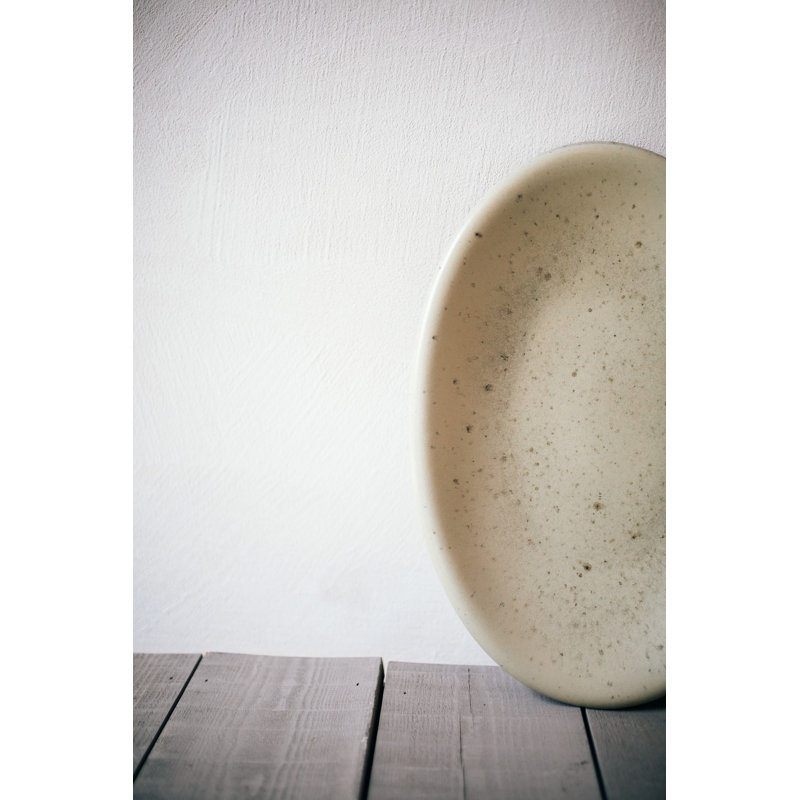 Bosque Charger Plate Olive Stoneware