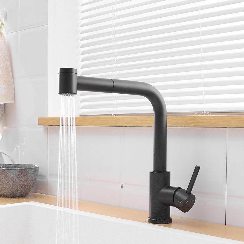 Robinet de cuisine et de bar polyvalent en acier inoxydable
