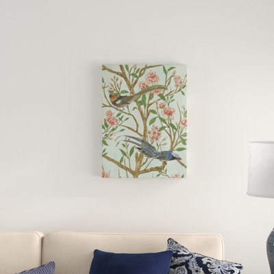 « délicat chinoiserie ii », peinture sur toile tendue