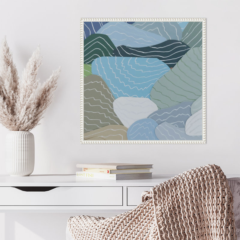Riz Paddies I par Good, reproduction d'art sur toile encadrée, H 22 po x l 22 po