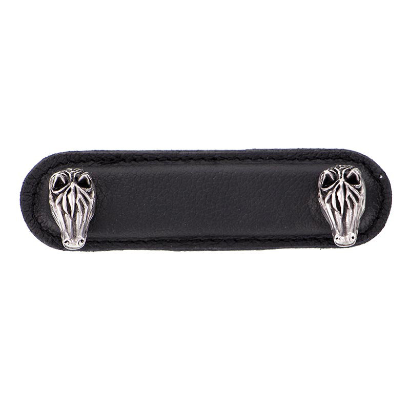 Equestre 3" Center to Center Bar Pull, Vintage Pewter, 3''