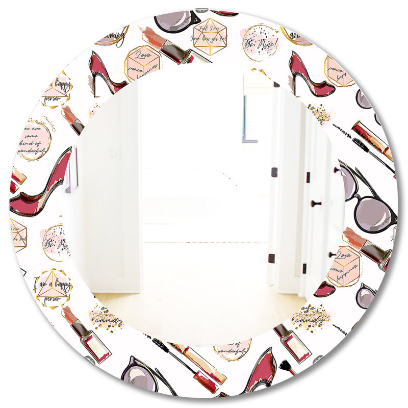 Miroir mural Fancy Happy Lady, H 31,5 po x l po