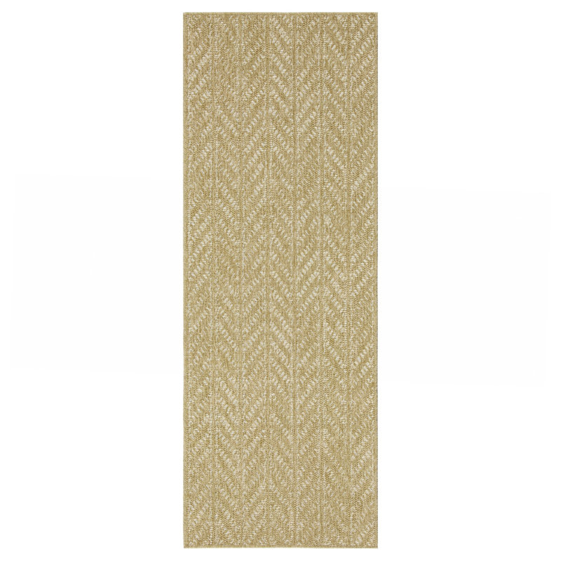 Tapis blanc intérieur / extérieur, Tapis de couloir 2 pi 7 po x 7 pi 3 po