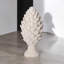 Stone Effect Pine Cone Statue - Hand-Finished Resin Garden Ornament for Indoor & Outdoor Home and Garden Décor