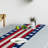 Consuella Patriotic American Flag Table Runner Handmade Beaded Dining Table Runner for Christmas Decor-1899623455