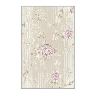 Premium Hall Carpet (2.6 x 9.8 ft), 100% Polyester, 0.3 in Pile Height | Antibacterial, Non-Slip Underside, 3D Digital Print | Machine Washable, Durable, Ideal for Home & Office, Easy Maintenance