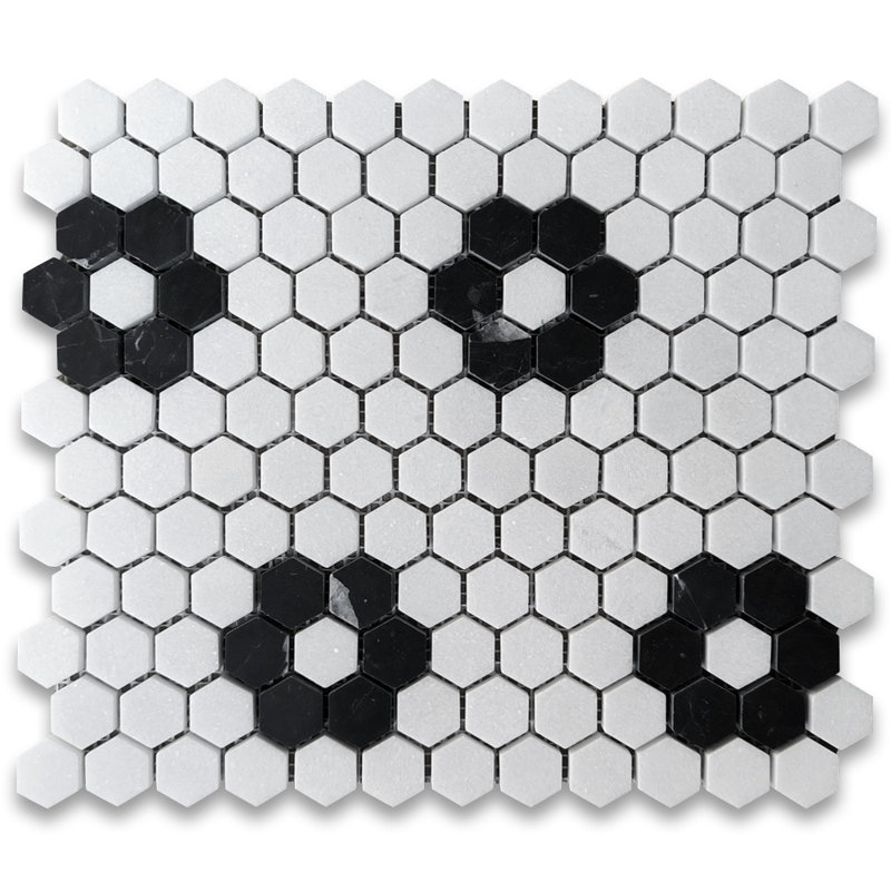 10" x 11" Marble Mosaic Sheet Subway Wall & Floor Tile