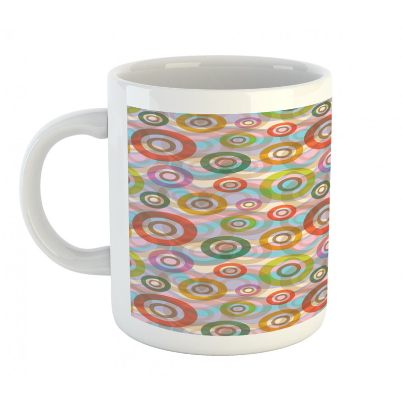 Grande tasse à café circulaire