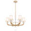 Emilea 6 - Light Glass Chandelier-21589791