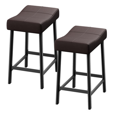 Bar Stool with Iron Frame