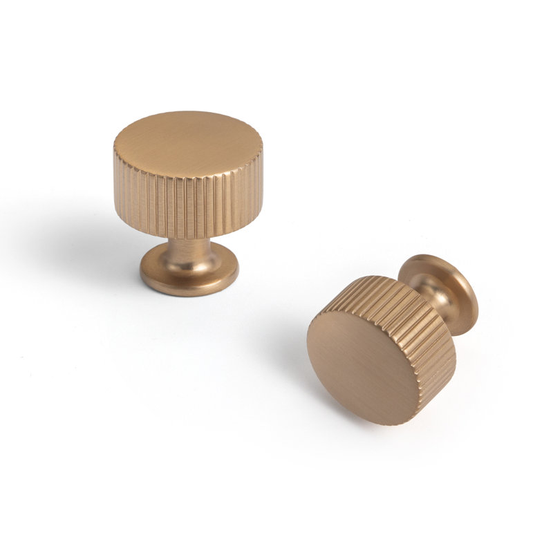 Poignée ronde 1,1 po de diamètre - Bronze champagne, 1.1", Bronze champagne