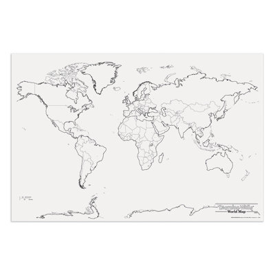Carte du monde géante