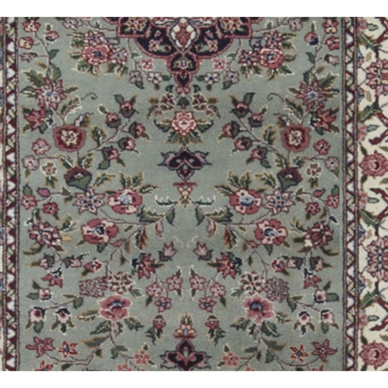 Wool Oriental Area Rug, Runner 2'6" x 10'