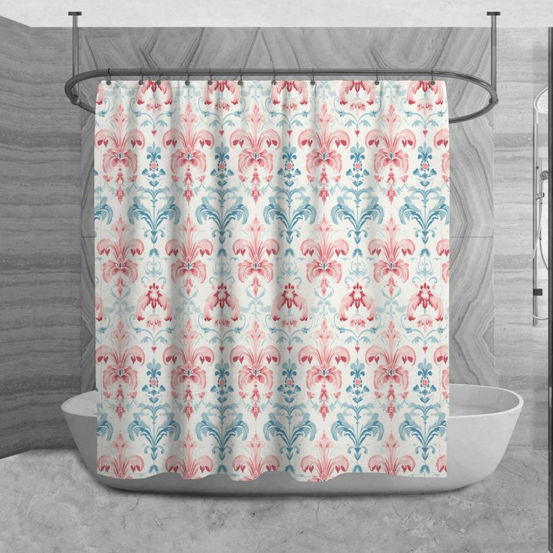 Rideau de douche Classic Print, H 73 po x l 70 po x P 6 po