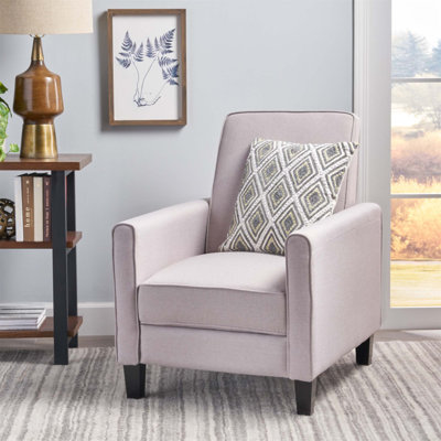 Fauteuil inclinable manuel en lin