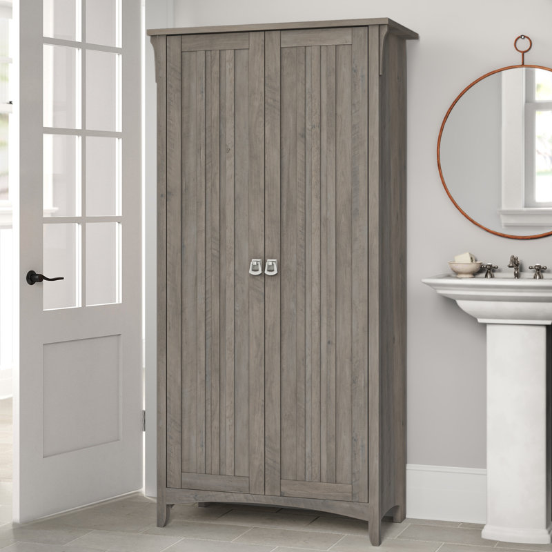 Pernell Bathroom Cabinet, Driftwood Gray